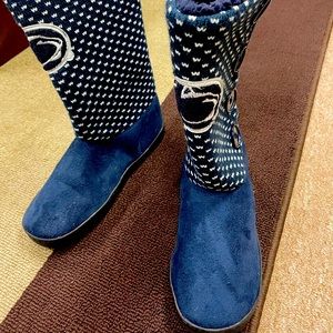 Gently used Penn State sweater winter boots